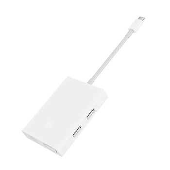 مبدل USB C به VGA و Lan و USB شیائومی مدل ZJQ04TM